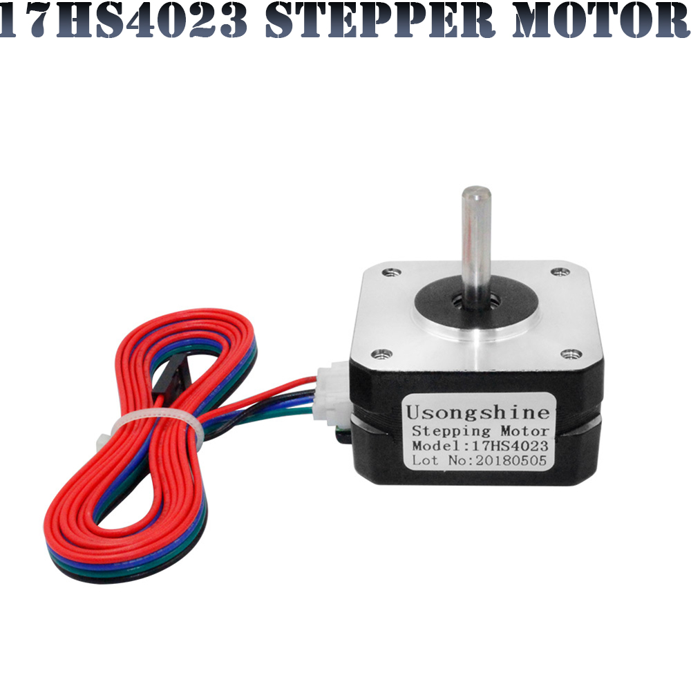 Nema17 17HS4023 Per stampante 3D Estrusore 4 Piombo Nema 17 22mm 42 Motore passo-passo 42*42*23mm 1.0A 12V 14N.cm Motore per incisore laser CNC