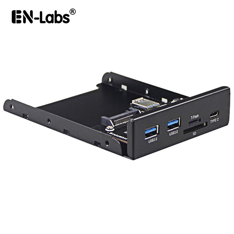 USB 3.0 SD/Micro SD/TF Flash 3.5 Wewnętrzny czytnik kart, panel przedni USB typu C 2 porty USB 3.0 Koncentrator dyskietek USB 3.1 Gen 1