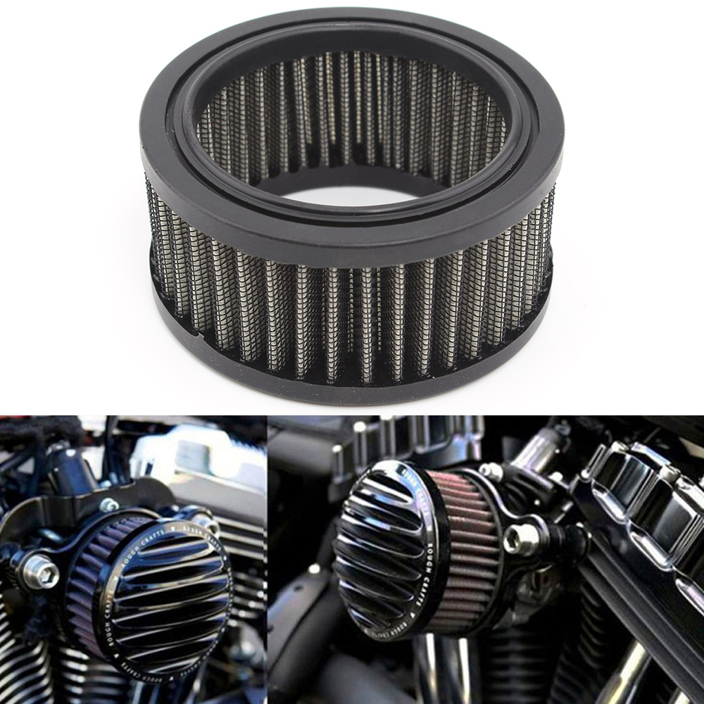 Nowy motocykl czarny filtr wlotu powietrza wymiana dla Harley Sportster XL883 XL1200 48 2004-2018