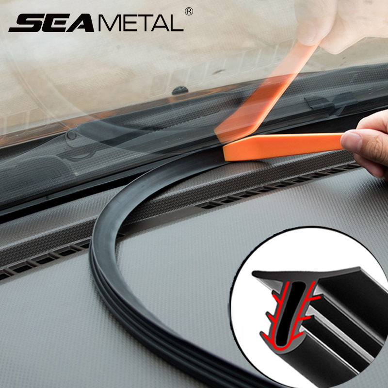SEAMETAL Auto Dichtung Streifen Dashboard Aufkleber Dekoration Auto Gummi Dichtungen Aufkleber Dichtungs Auto-styling Innen Zubehör