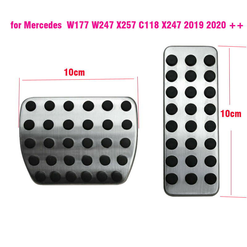 รถเหยียบสําหรับMercedes Benz A B GLA CLA GLB Class W177 W247 X257 C118 X247 2018 - 2021 แก๊สเบรคเหยียบอุปกรณ์เสริมอัตโนมัติ