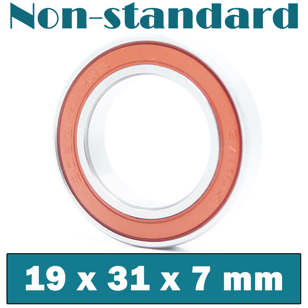 19317 rodamientos de bolas no estándar 19x31x7mm (1 pieza), diámetro interior 19mm, 31 mm diámetro exterior, grosor 7mm, rodamiento
