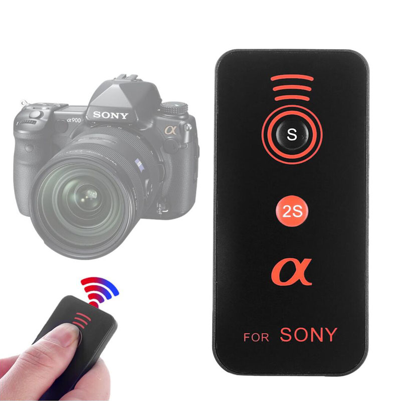 Беспроводной дистанционного Управление спуском фотографического затвора для SONY NEX-7/5T/N/R A6000 A7 A7II A7R A7S A330 A450 A500 A560 A700 A900 A65 A77 A99