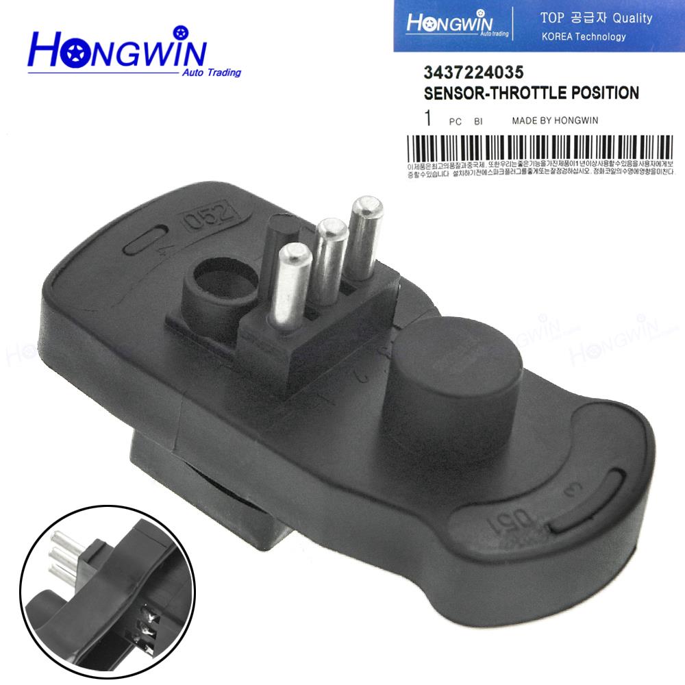 3437224035   Gasklepstandsensor Voor Mercedes-Benz 190E 260E 300CE 300E 300SEL 300TE 350SD 380SE 400E 420SEL 500SEC 560SL