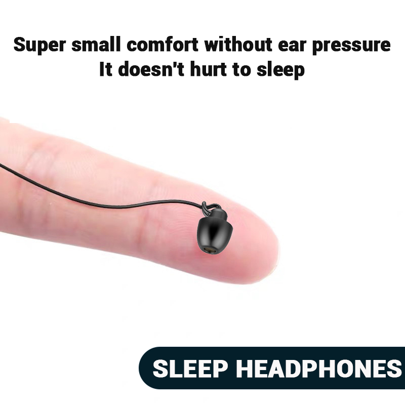 ASMR Kopfhörer Hifi Headset Noise-Cancel Schlaf Ohrhörer Weiche Silikon Headset TPE Draht Kein Ohr Druck Ohrhörer Für Xiaomi Huawei