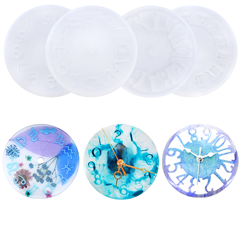 10 cm 15 cm Silikon Uhr Form Uhr Harz Silikon Form Casting Werkzeuge Handgemachte Schmuck Machen Werkzeug DIY Handwerk Epoxidharz formen
