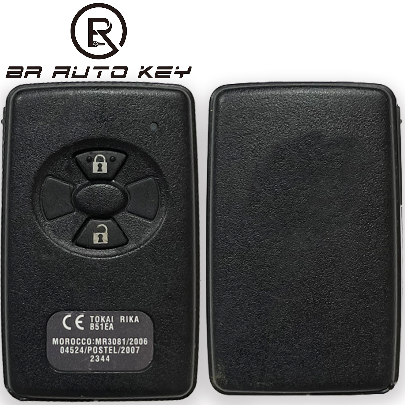 B51EA posventa 2 botones mando a distancia inteligente para coche fob para Toyota Corolla Auris Rav4 Yaris 2006+ 433MHZ 4D-71 DST40 89904-52071