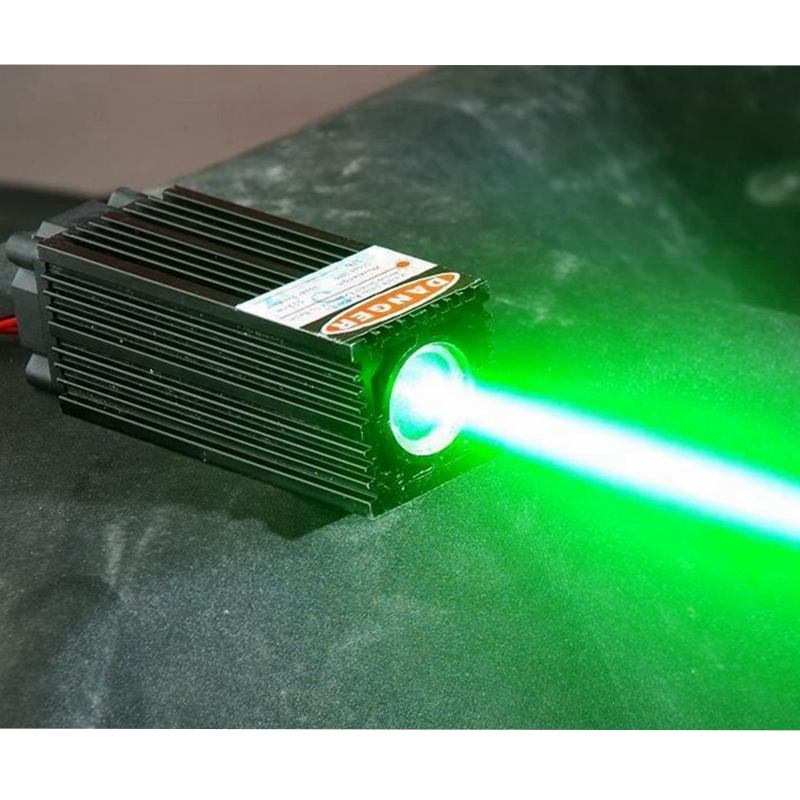 Faisceau de graisse pour laboratoire industriel, 532nm, 100mw, Module de Diode Laser verte, points, barre grossière, lumières de décoration avec TTL 12V
