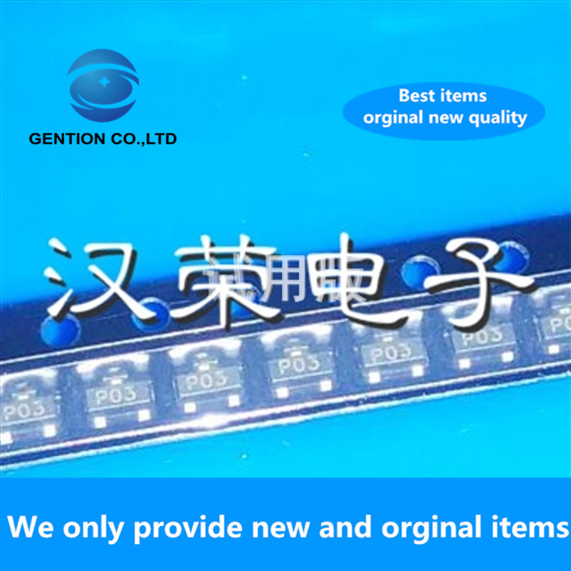 50 Pcs 100% Nieuwe Originele ZXM61P03FTA Zeefdruk P03 Patch SOT23 Mos Veld Effect Buis P Channel 30V