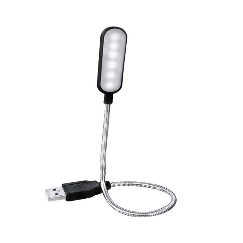 Mini 4 led livro lâmpada portátil usb leitura noite lâmpada branco/cor quente candeeiro de mesa para portátil banco potência notebook computador