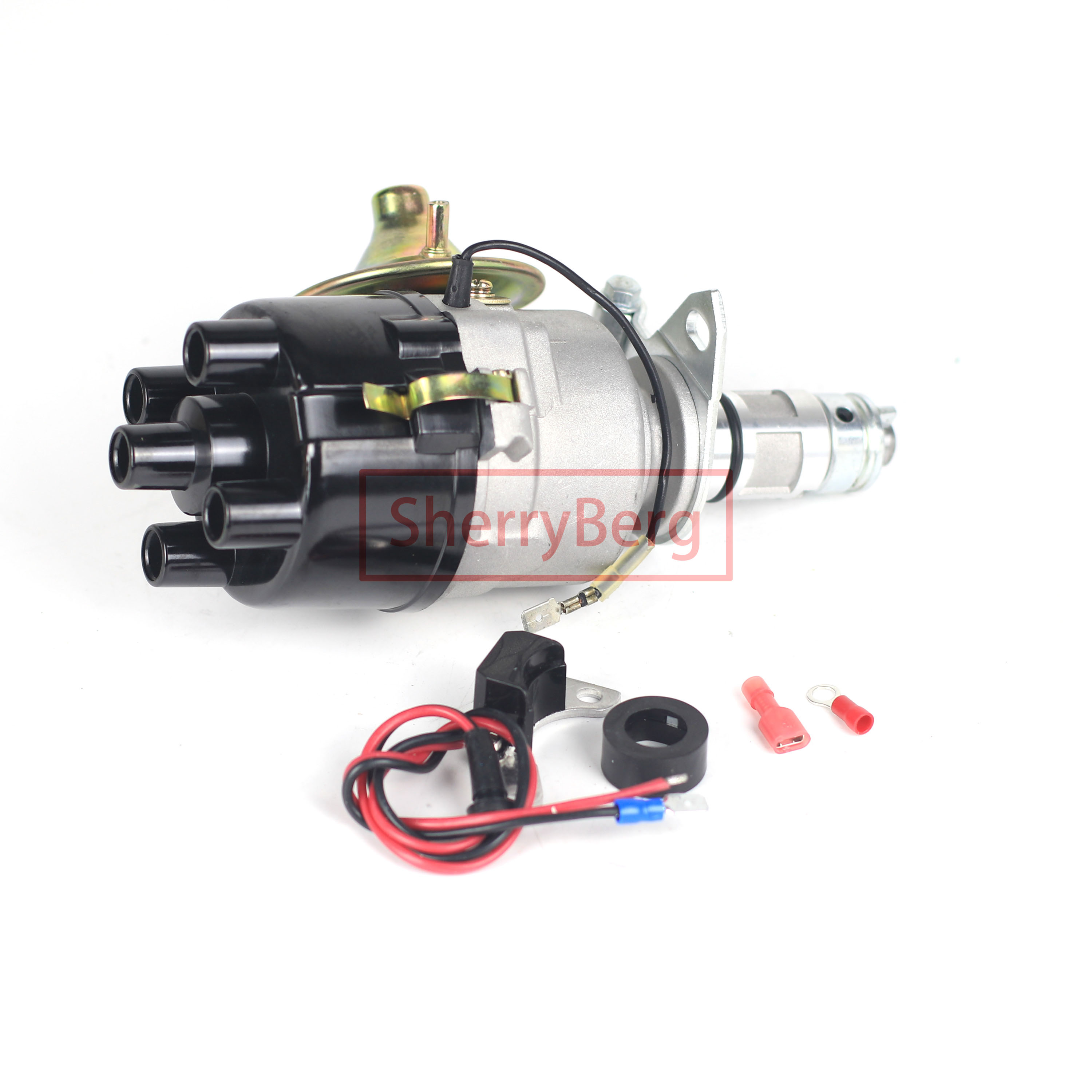 SherryBerg punkt/ELEKTRYCZNY DISTRIBUTOR 45D4 POINTS DISTRIBUTOR pasuje do Triumph Austin MGA MGB MG MIDGET SPITFIRE 1500 41427