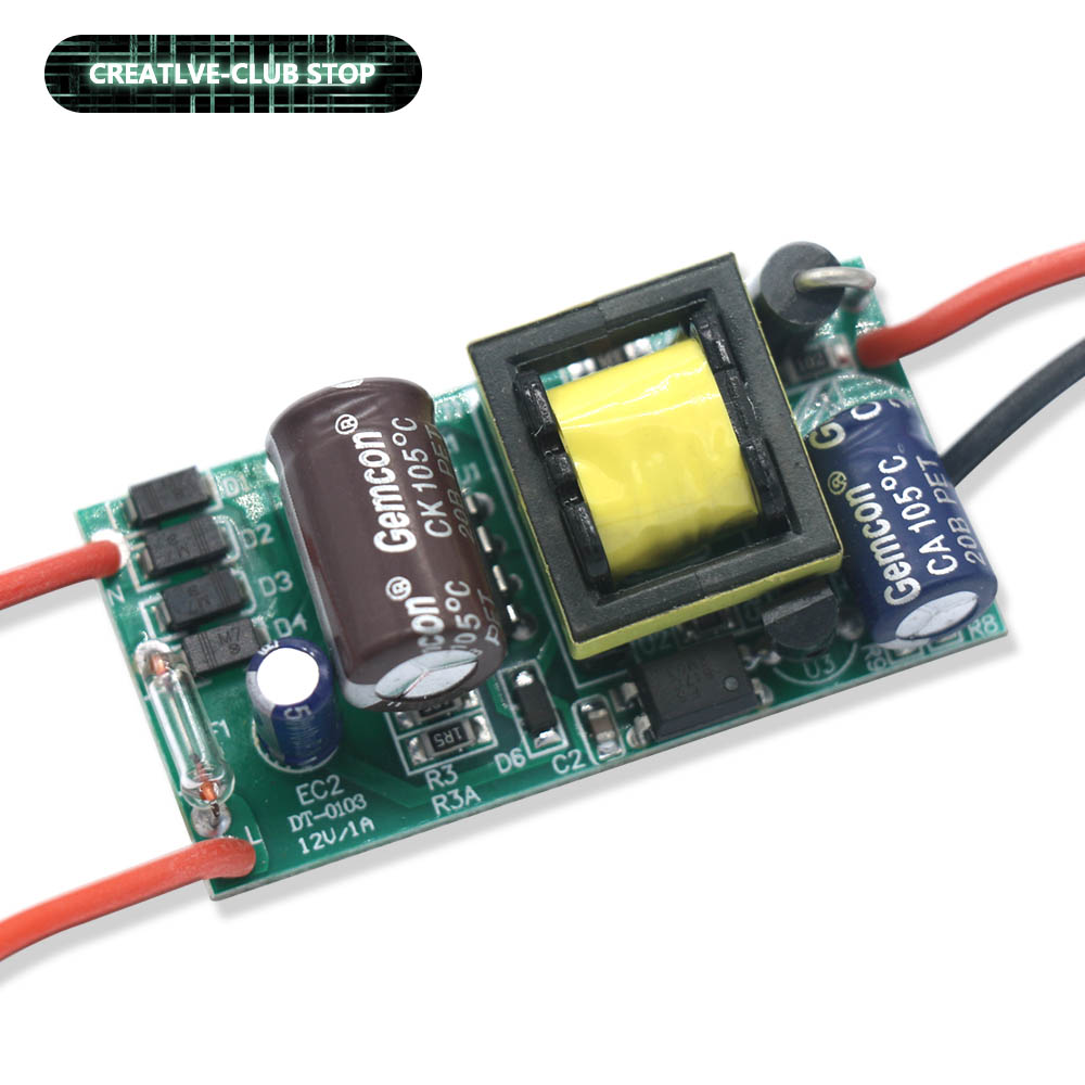 DC12V/24V 6W 12W 24W 36W 60W 84W 100W 120W  LED Driver 220V 230V Lights For LED Power Supply 12V Light Transformers For CPU FAN