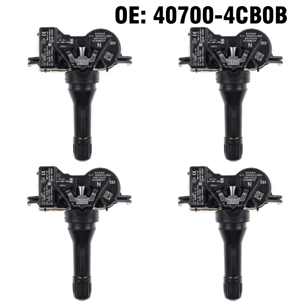 4 ชิ้นรถ TPMS ระบบเซ็นเซอร์วัดความดันยาง 407004 CB0B สําหรับ Renault Espace Kadjar Kangoo Koleos Megane Scenic Talisman