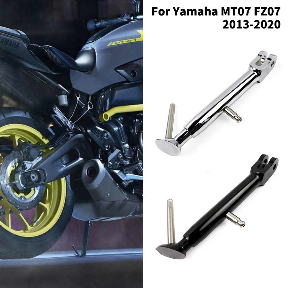 Regulowana podpórka boczna motocyklowa do Yamaha FZ MT 07 MT-07 FZ-07 FZ07 MT07 2013-2020 Akcesoria wspierające