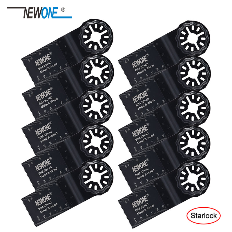 NEWONE 1-3/8 "Starlock E-cut биметаллические многофункциональные пилы, осциллирующие лезвия для инструментов для резки дерева, гипсокартона, пластика, металла