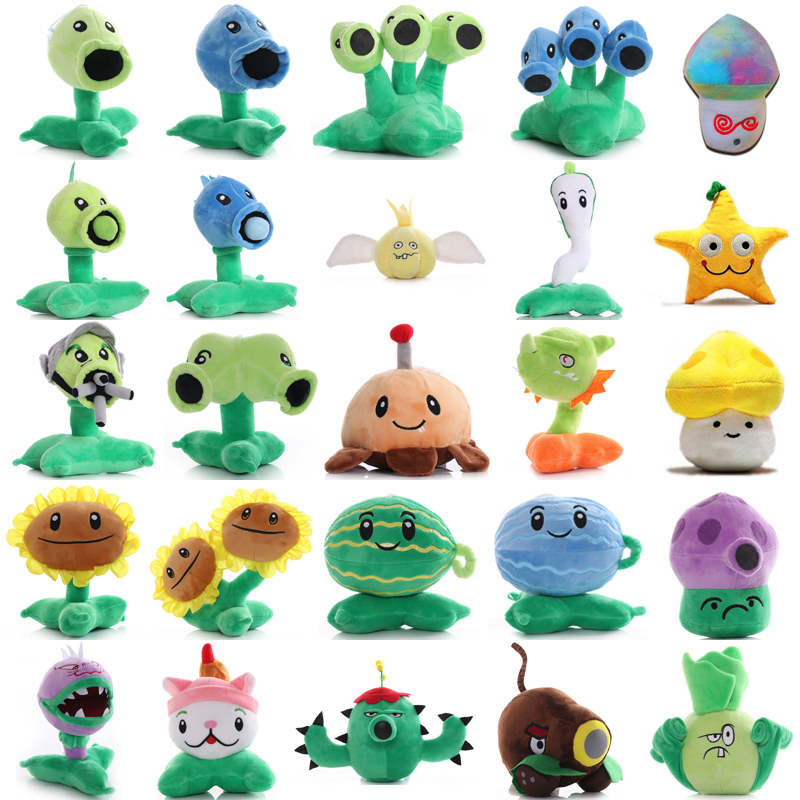 1 stücke Pflanzen gegen Zombies Pflanzen Plüsch Stofftiere 13-20cm pvz Pea shooter Chomper Sonnenblume Plüsch Spielzeug Puppe Geschenke für Kinder Kinder
