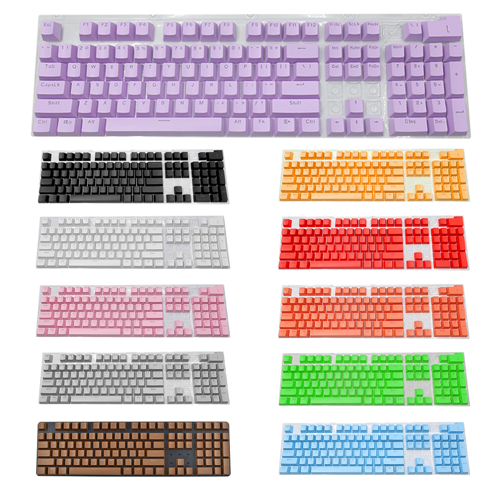 104ユニバーサルメカニカルキーボード用キーキャップ,人間工学に基づいた空のキーキャップ,Cherry MXキーボード用,バックライト付き