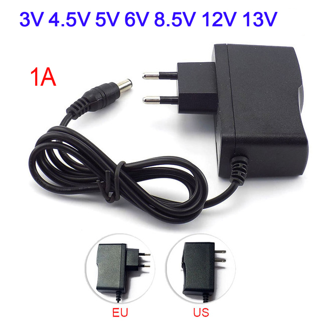 AC DC Transformer 220V untuk 12V 5V Power Supply 3V 4.5V 5V 6V 8.5V 9V 12V 13V 1A AC-DC Adaptor Universal Power Supply SMPS