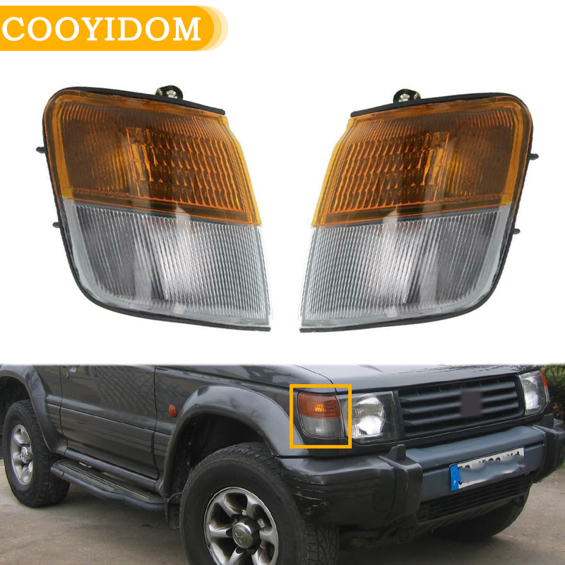 Luz de canto para mitsubishi pajero montero shogun 1991-1996 lâmpada de sinal luz indicadora mr 124957   SOR 124958