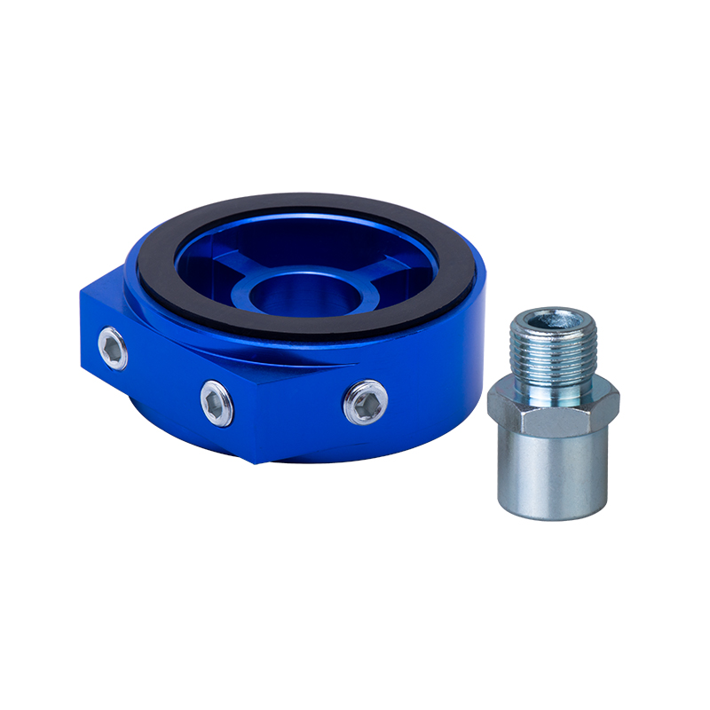 กรองน้ำมัน Cooler Sandwich Plate Adapter M20 * 1.5และ3/4-16 Universal Oil อะแดปเตอร์เมตร