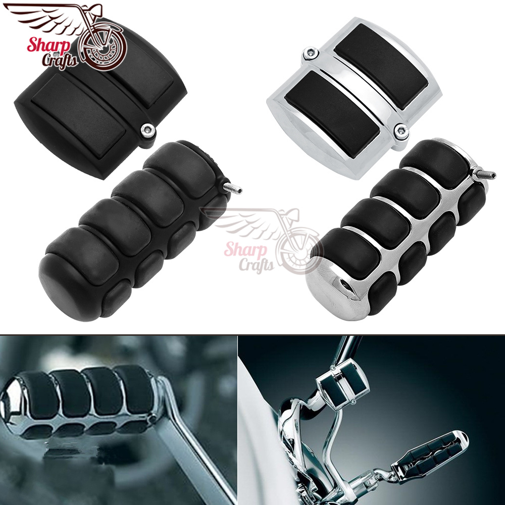 Aksesoris Motor Aluminium Rem Pedal Cover Gear Shift Tuas Peg untuk Kawasaki Vulcan VN 800 900 1500 1600 1700 Klasik