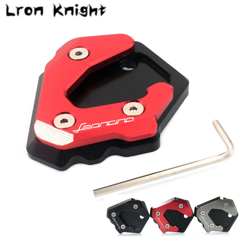 Para Benelli Leoncino 500 Leoncino500 BJ500 BJ 500, Extensión de Soporte Lateral CNC para Motocicleta, Placa de Ampliación del Soporte