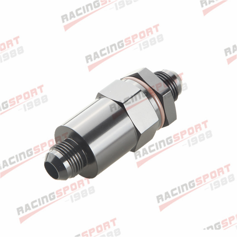 Billet Brandstoffilter Een 6 AN6 -6 30 Micron Aluminium Filter Zwart/Zilver/Rood/Blauw