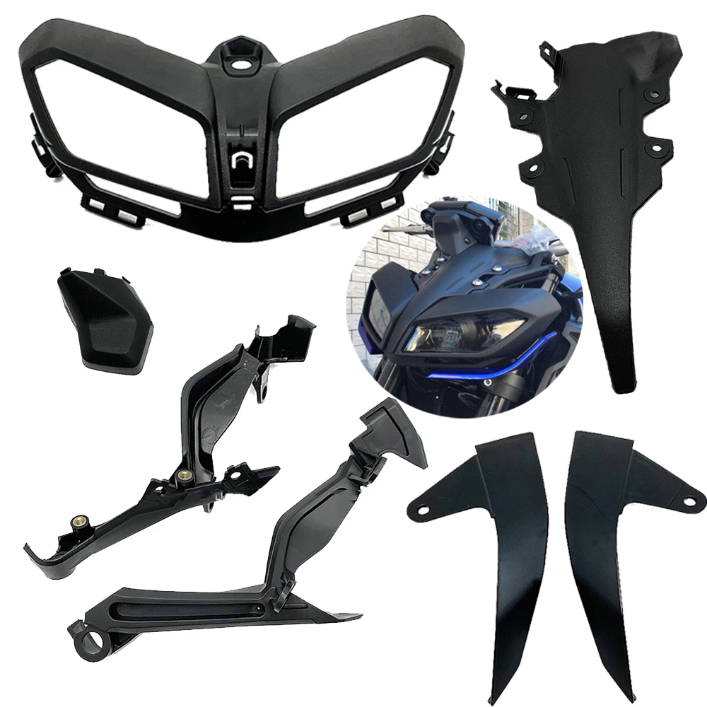 Dla Yamaha MT09 MT-09 FZ09 FZ-09 2019-2020 motocykl przednia głowica osłona górny nos Fairing reflektor uchwyt pokrywa