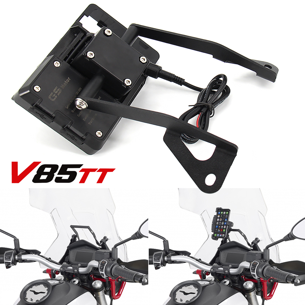 Support de téléphone portable pour moto, plaque de navigation GPS, support de support, accessoires pour MOTO GUZZI V85 TT V85TT 2019 - 2020