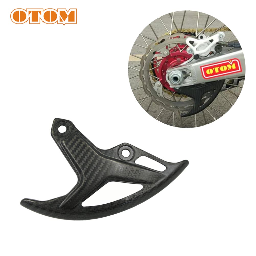 OTOM Belakang Sepeda Motor Disk Penjaga Serat Karbon Rem PERLINDUNGAN PENUTUP UNTUK HONDA CRF250R CRF250RX CRF250X CRF450L CRF450R CRF450X
