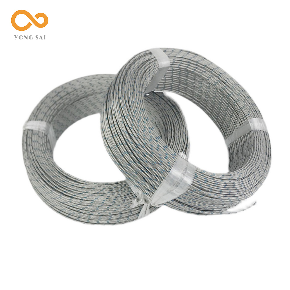 10M 20M 50m 100m K J PT100 Tipo 0-800 Grados 600 ℃   Cable de compensación de línea de medición de temperatura de cable de termopar blindado 2*0,4 MM