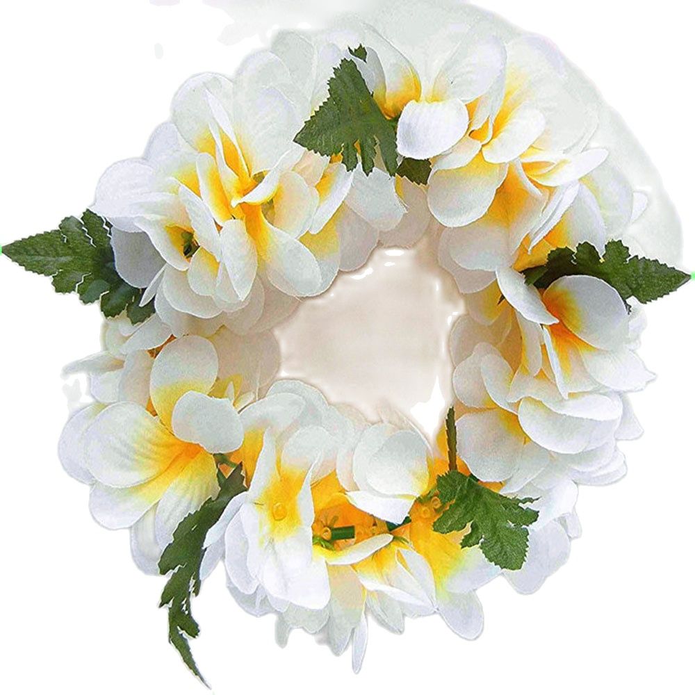 Plumeria Headband KL36096B 50pcs/lot 50CM Artificial Velvet Plumeria Flower Headband Hawaii Wedding Party Headwear Accessories