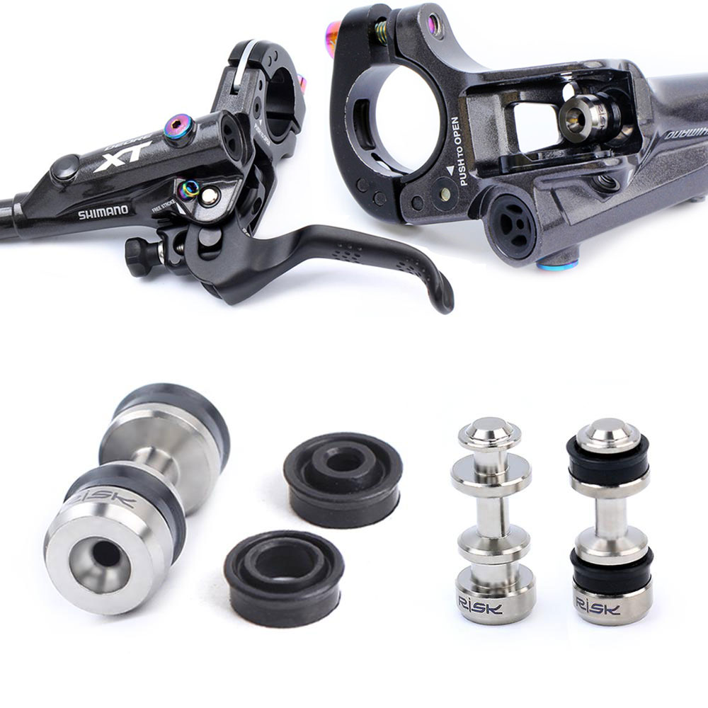 Титановый велосипедный тормозной рычаг RISK, поршень для Shimano XT/SLX/XTR, суппорт гидравлического дискового тормоза, поршень MTB, запасные части для шоссейного велосипеда