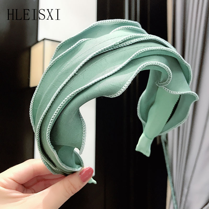 Banda para el cabello de Color sólido para mujer a la moda, diadema ancha de caramelo para niñas adultas, nuevo estilo, aro para el cabello bonito, accesorios para el cabello para mujer, Haiband