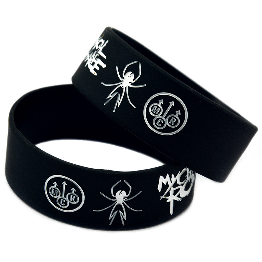 Bracciale in silicone morbido alla moda My Chemical Romance Regali per uomini e donne con cinturino da polso Vendita calda all'ingrosso