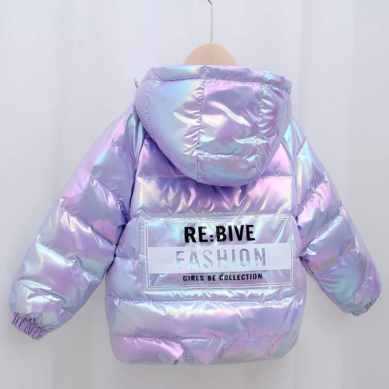 Nieuwe Kleurrijke Kinderen Donsjack Winter Hooded Bovenkleding Jongens En Meisjes Jassen Baby Herfst En Winter Jassen