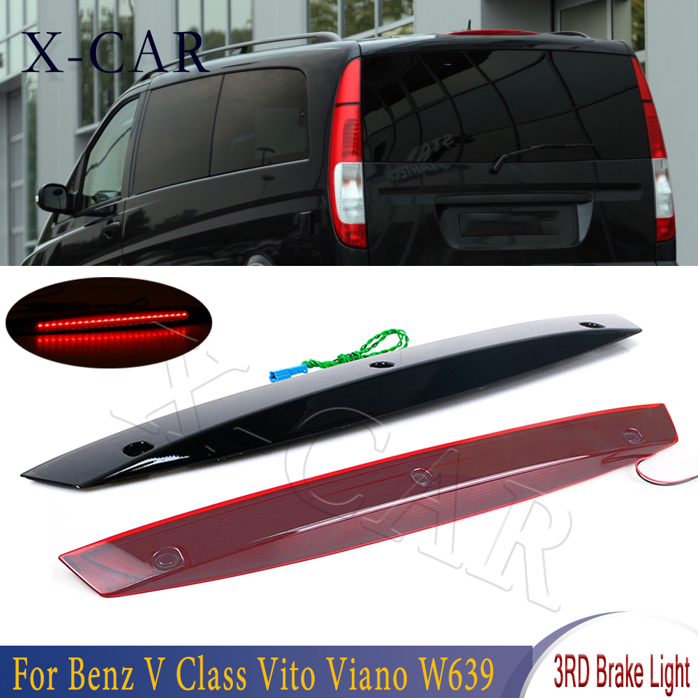 For Mercedes Benz Vito Viano W639 LED Rear Bumper Tail 3rd Third High Brake Light Stop Lamp A6398200056 6398200056