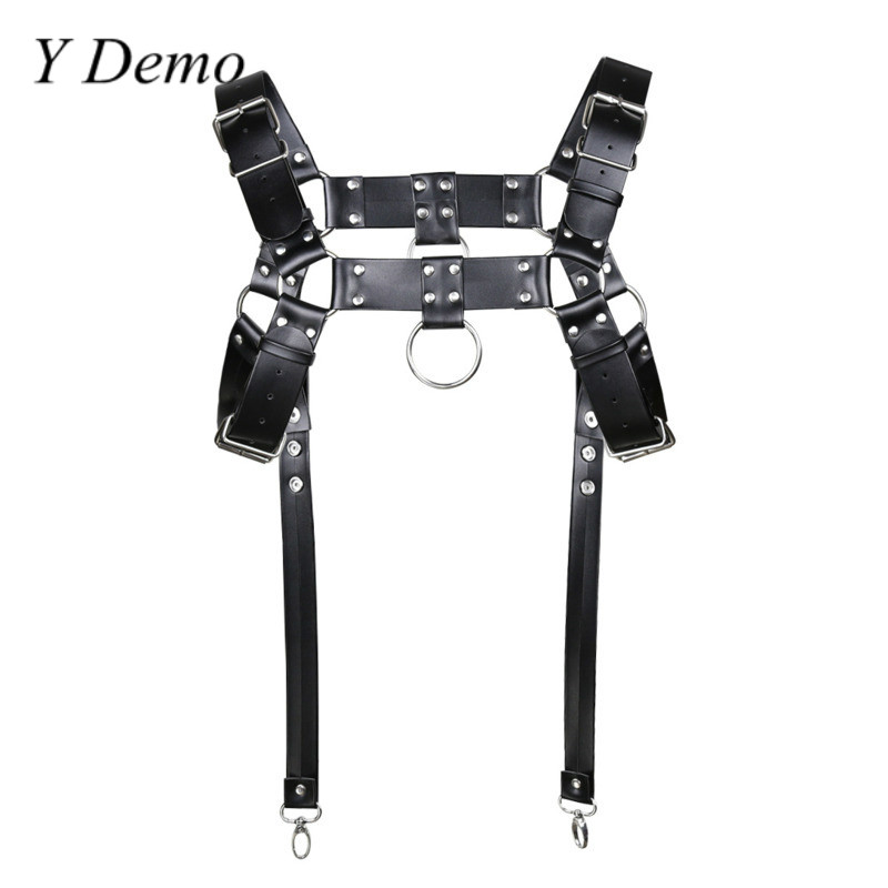 Y Demo Punk Streetwear Vrouwen Bandjes Riem Rock Gespen Ronde Cirkels Mode Riemen Vrouwelijke Bovenkleding Accessoire