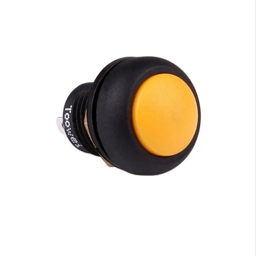 Latching Self-Locking IP67 Waterproof 12mm Electrical Metal Button Switch 12mm