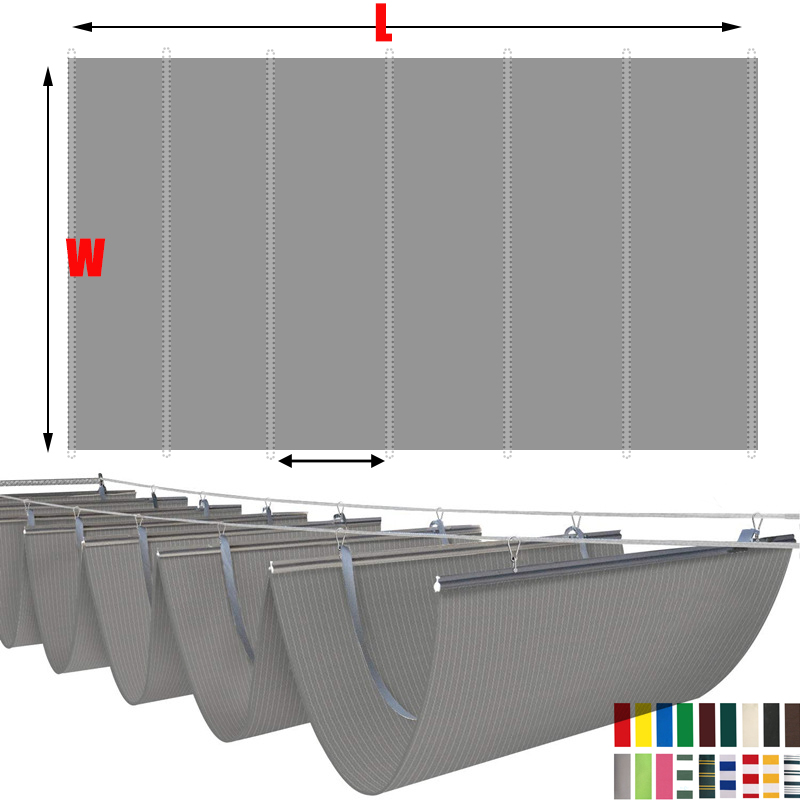 Outdoor Pergola Wave Schaduw Luifel Waterdicht Luifel Handleiding Telescopische Schaduwdoek Uv Stof Binnenplaats Serre Cover