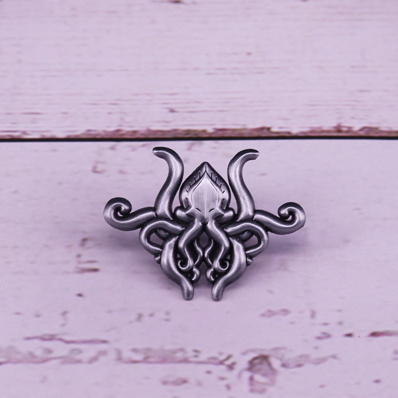 Stoom Punk Enamel Pin Octopus Badge Mythische Kraken Broche Grote Cthulhu Sieraden