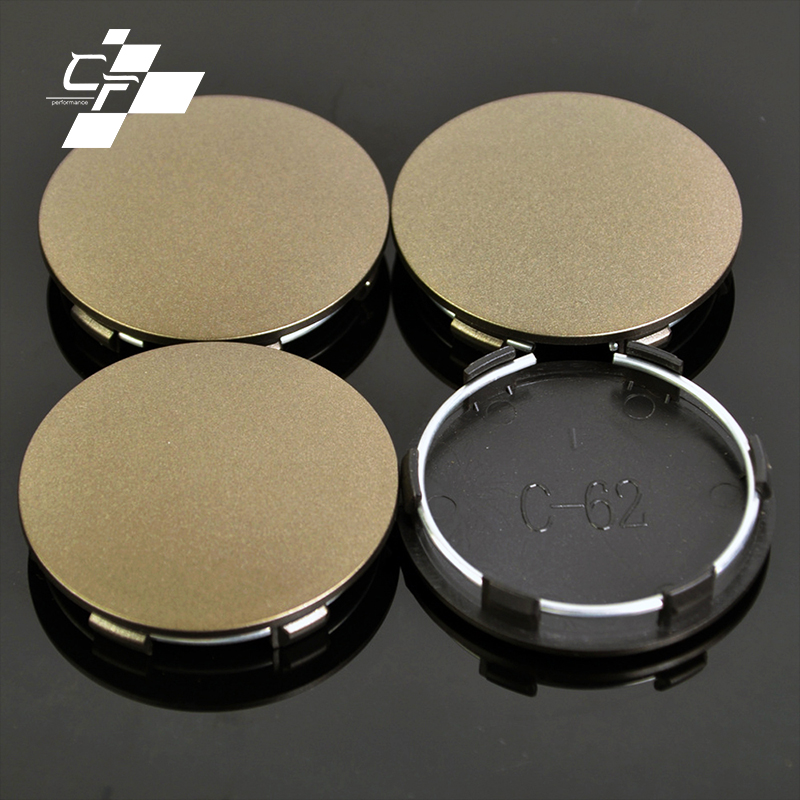 CFPerformance 4 Uds 62mm/2,44 "OD 58mm/2,28" tapacubos centrales de rueda de identificación para Volk Racing A-Flat tipo C-62 2008 modificación de ruedas A5