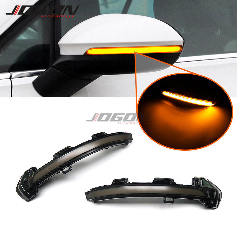 Intermitente de espejo lateral secuencial dinámico LED, luz de señal de giro para VW Volkswagen Golf 8 MK8 GTI R GTE GTD 2020 2021