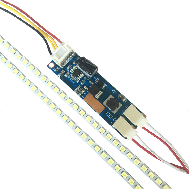 Kit Pembaruan Lampu Latar LED Universal untuk STRIP Monitor LCD Mendukung Hingga Lampu STRIP LED 22 "490Mm