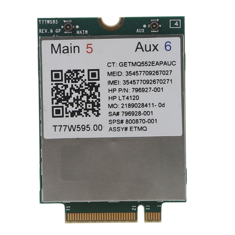 Модуль LT4120 Lte T77W595, 150 Мбит/с, модуль модема WWAN M.2 для hp-Probook/EliteBook 840 850 820 745