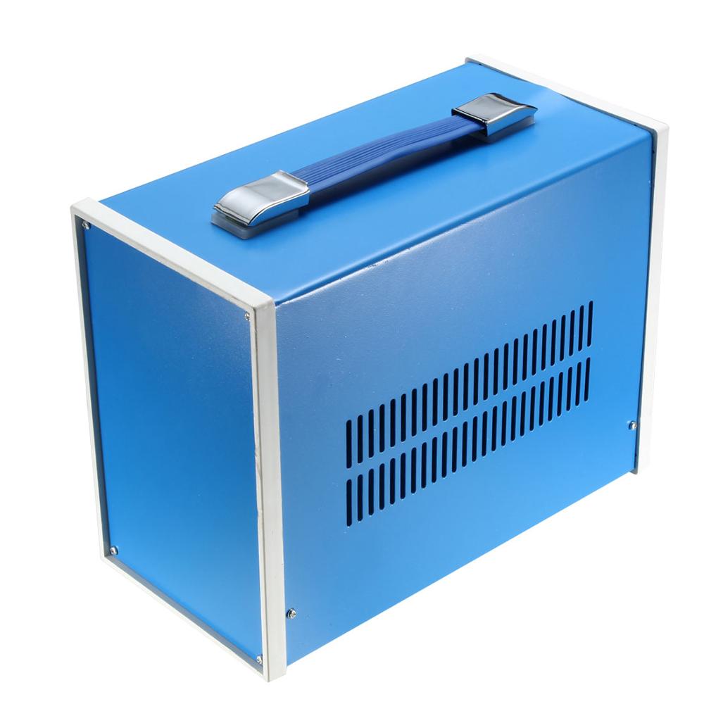 Uxcell 1 Uds caja de conexiones de proyecto de Metal caja de seguridad caja de electrónica exterior interior 272x138x213mm 210x180x140mm azul