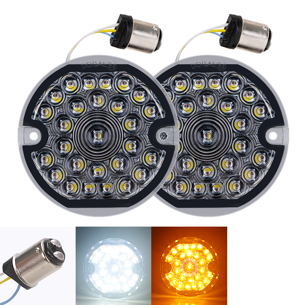 Clignotant LED SUP-LIGHT pour moto avec feu de position pour Harley Road King Classic Ultra Classic Heritage Softail Classi