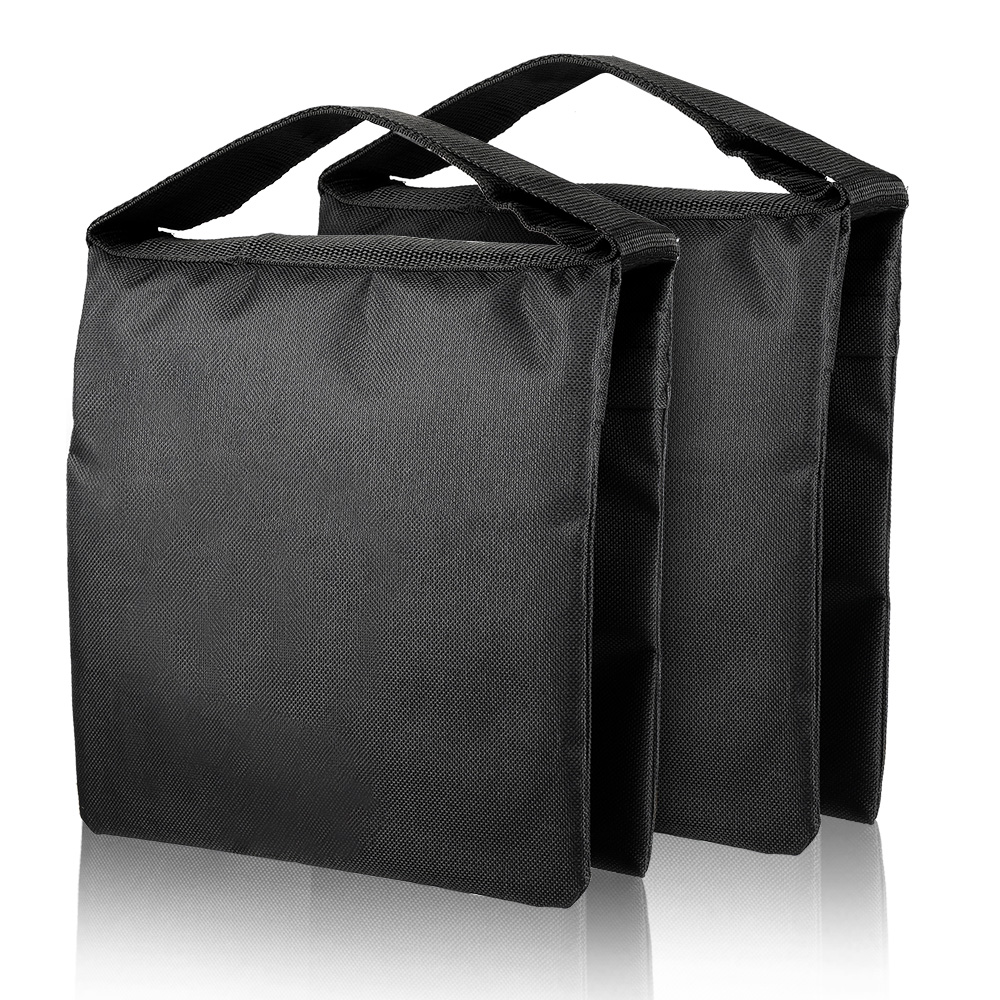 Sacos de Areia Pretos para Fotografia, para Suporte de Fundo, Tripé de Iluminação Cantilever para Estúdio Fotográfico, Saco de Areia Reforçado