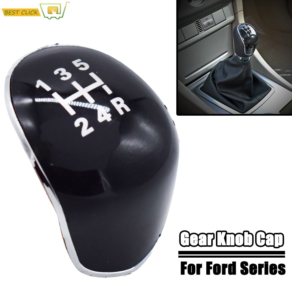 5 Speed Manual Pookknop Cap Cover Emblem Voor Ford Focus 2005 - 2011 C-Max Fiesta Kuga auto Styling Accessoires