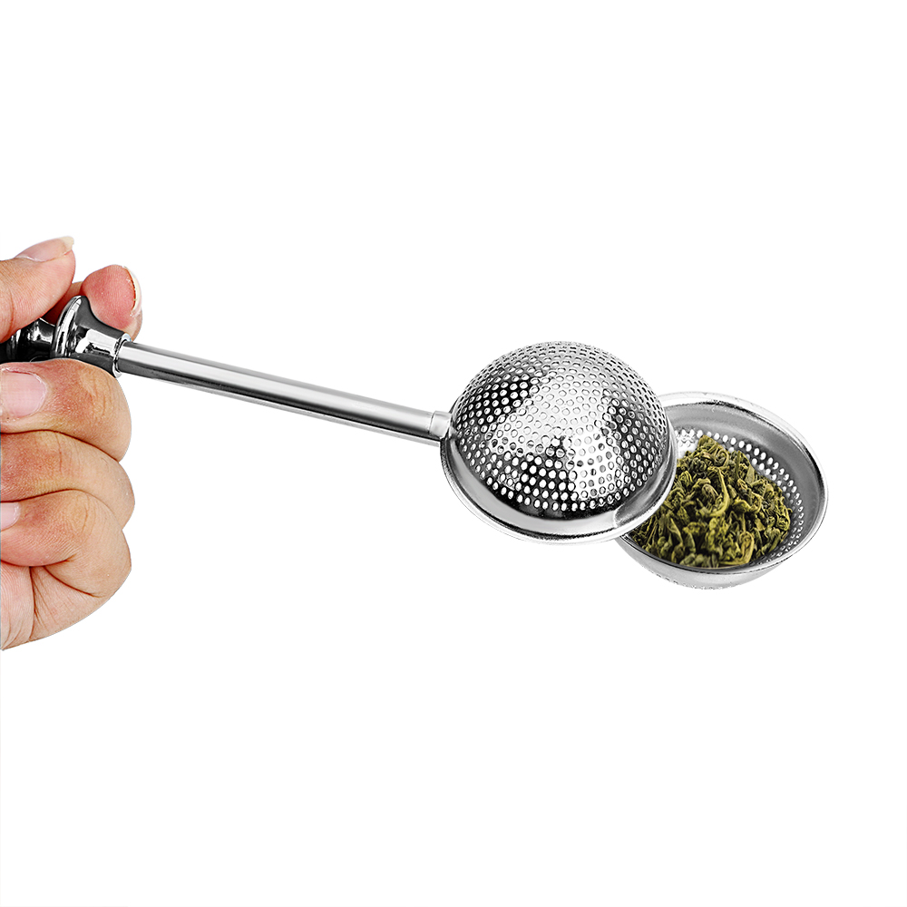Accessori per attrezzi da tè per spezie colino da tè riutilizzabile palla bustina di tè in metallo teiera in acciaio inossidabile filtro per infusore per tè regolabile